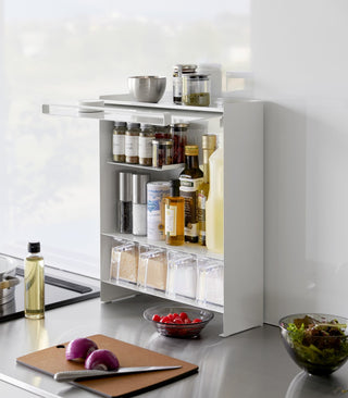 Concealable Spice Rack - Steel Yamazaki Home
