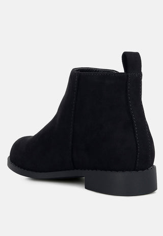 Microfiber Ankle Boot