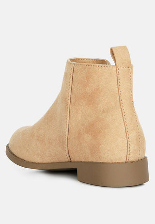 Microfiber Ankle Boot