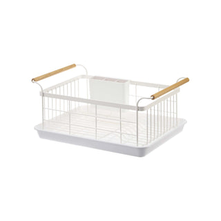 Dish Rack - Steel + Wood Yamazaki Home
