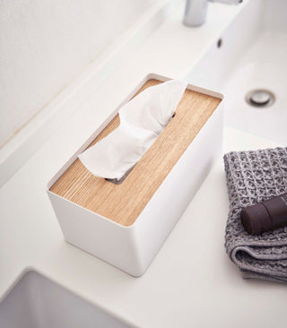 Tissue Box Cover - Rectangle - Steel - By Baano