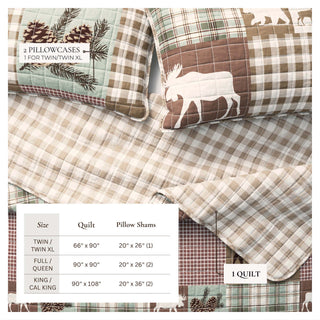 Rustic Landscape Quilt Set - Matthew Collection Great Bay Home