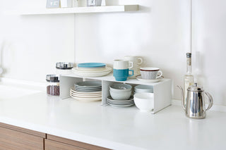 Stackable Countertop Shelf - Two Sizes - Steel - By Baano