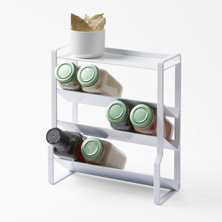 Four-Tier Slim Spice Rack - Steel - By Baano