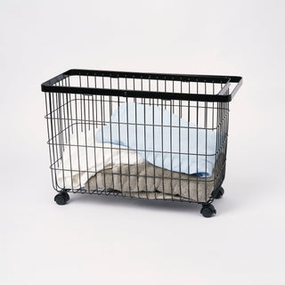 Rolling Wire Basket (14.8" H) - Steel Yamazaki Home
