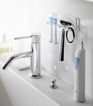Traceless Adhesive Toothbrush Holder - Steel - By Baano