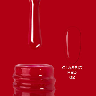 ELITE EMBRACE Professional Color Gel Classic RED 02 10ml ECGCR0210