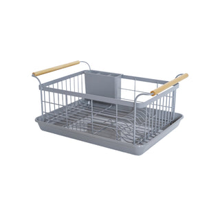 Dish Rack - Steel + Wood Yamazaki Home