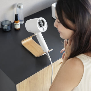 Hair Dryer and Iron Stand - Wood - By Baano