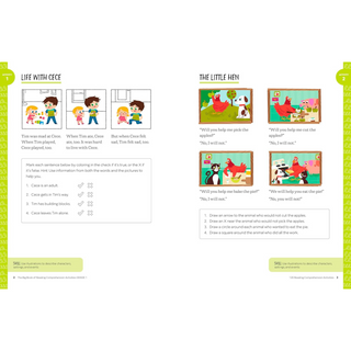 The Big Book of Reading Comprehension Activities, Grade 1 (Spiral Bound) - By Baano