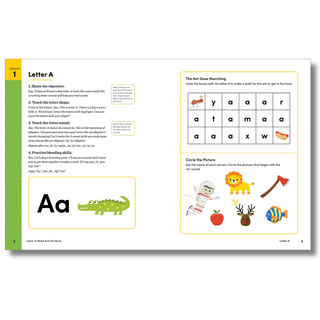 Learn to Read Activity Book: 101 Fun Phonics Lessons to Teach Your Child to Read (Phonics Makes Readers) Lay it Flat Publishing Group