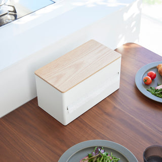 Paper Towel Dispenser - Steel + Wood - By Baano