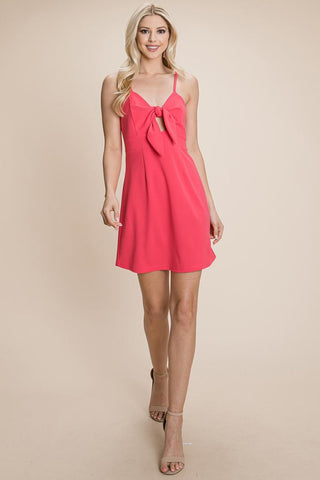 Tie Knot Bust Mini Dress