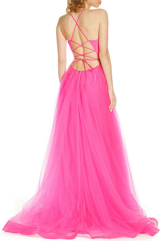 Romantic Evening Tulle Maxi Dress - By Baano