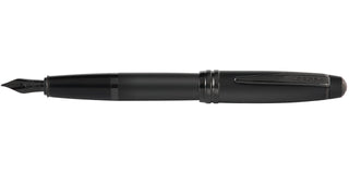 Bailey™ Matte Black Lacquer Stainless Steel Fine Nib Fountain Pen - By Baano