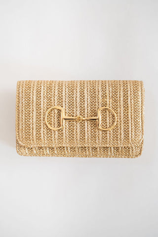 Ruby - Gold Fabric - Charms