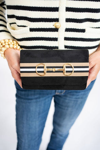 Ruby Tan & Black Stripe Band with Snaffle