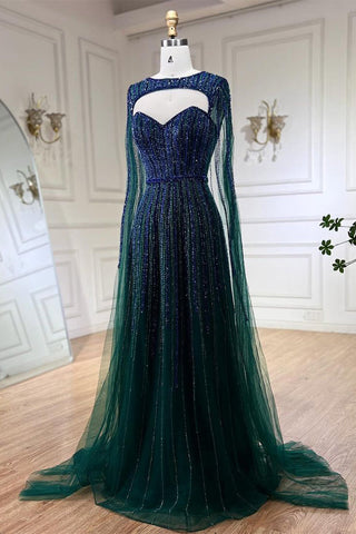 Runway Evening Beaded Maxi Dress - By Baano