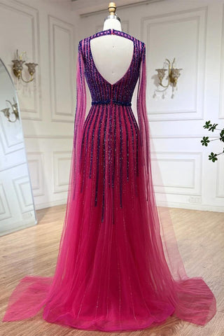 Runway Evening Beaded Maxi Dress - By Baano