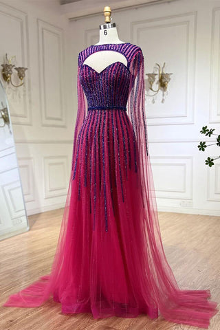 Runway Evening Beaded Maxi Dress - By Baano