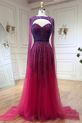 Runway Evening Beaded Maxi Dress - By Baano