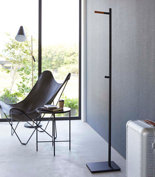 Coat Rack (63.98" H) - Steel + Wood - By Baano