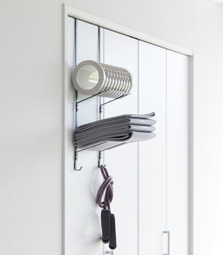 Over-the-Door Fitness Equipment Hanger - Steel - By Baano