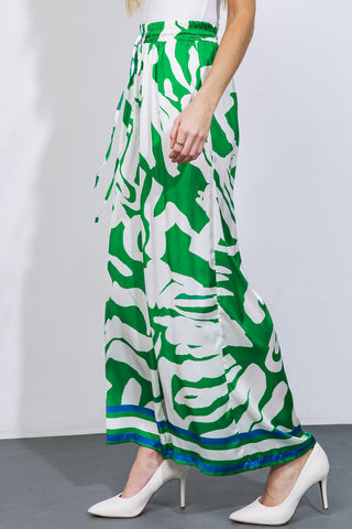 THE KEY TO CHIC WOVEN SATIN PANTS - By Baano