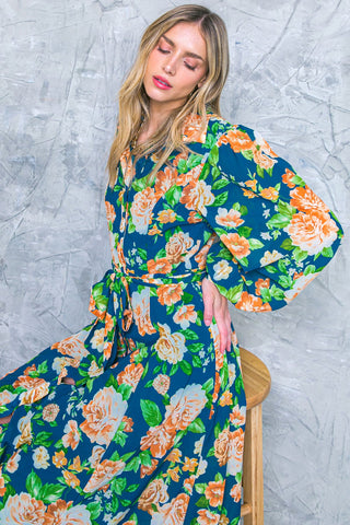 BUBBLY BLISS WOVEN MIDI SHIRT DRESS - By Baano