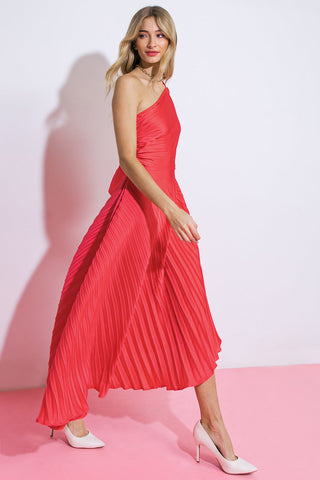 WRITE THIS DOWN WOVEN MIDI DRESS - By Baano