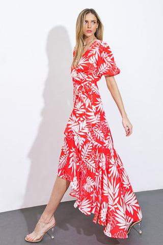CRAZY IN LOVE WOVEN MIDI DRESS - By Baano