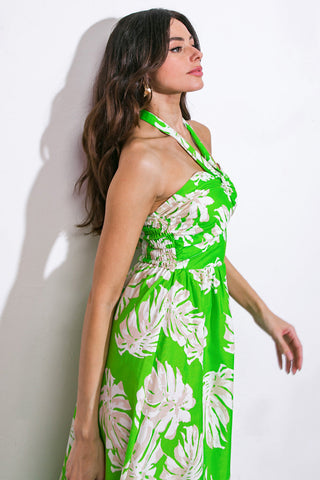 CAUSE A SCENE WOVEN MIDI DRESS - By Baano