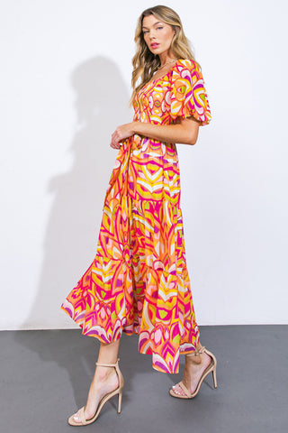 IT'S YOUR PLACE WOVEN MIDI DRESS - By Baano