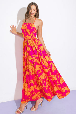 CLOSE TO YOUR HEART WOVEN MAXI DRESS - By Baano