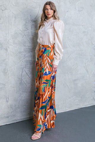 FEELS LIKE FALL WOVEN MAXI SKIRT - By Baano