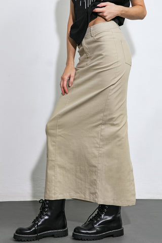 MY LOVE MINE ALL MINE WOVEN MIDI SKIRT - By Baano
