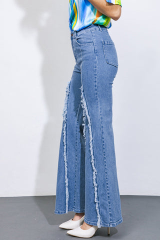 UNDER THE TUSCAN SUN DENIM PANTS - By Baano