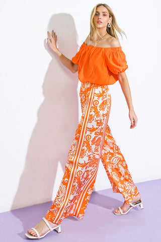 SUNSET PROMISES WOVEN PANTS - By Baano