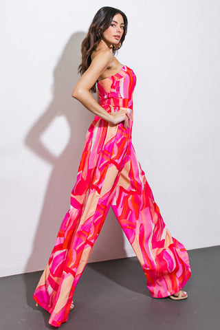 SOMEBODY LOVES WOVEN JUMPSUIT - By Baano