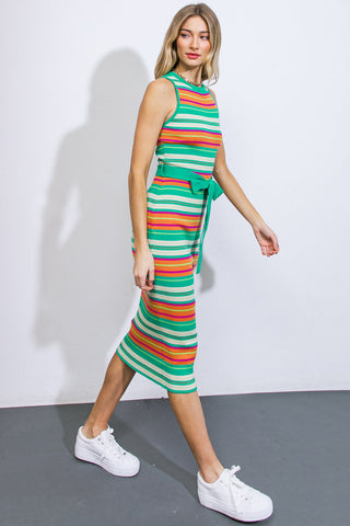 LET'S GO ABROAD SWEATER DRESS - By Baano