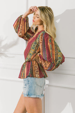 THRILLED FOR THIS WOVEN TOP - By Baano