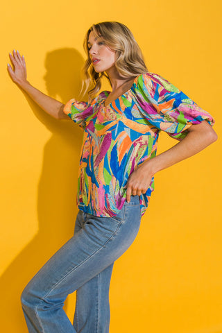 HONESTLY BREATHTAKING WOVEN TOP - By Baano