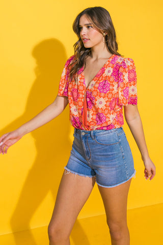 MADE FOR THE OCCASION WOVEN BODYSUIT - By Baano