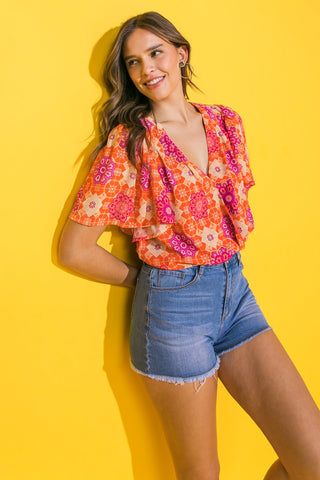 MADE FOR THE OCCASION WOVEN BODYSUIT - By Baano