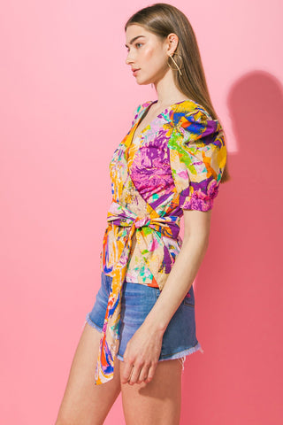 NOTHING TO LOSE POPLIN TOP - By Baano