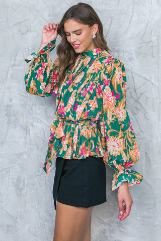 MISS PUNCTUALITY WOVEN TOP - By Baano