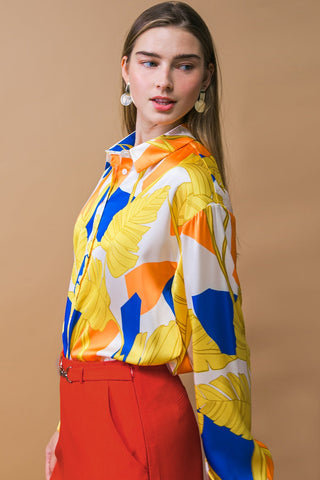 LISTEN TO HER WOVEN TOP - By Baano