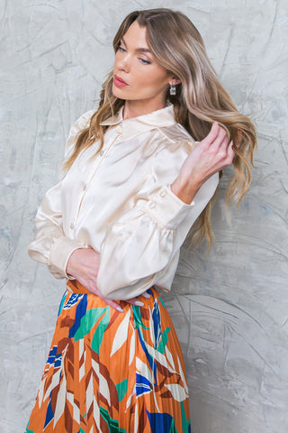 ALL MINE RUSTY WOVEN TOP - By Baano