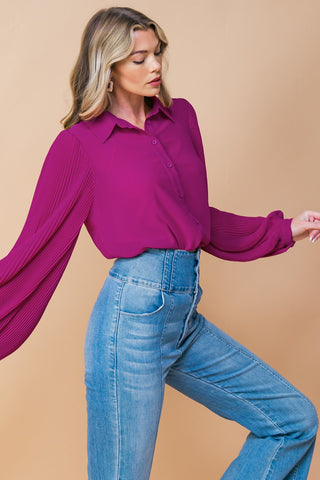 A SPECIAL GIFT WOVEN TOP - By Baano