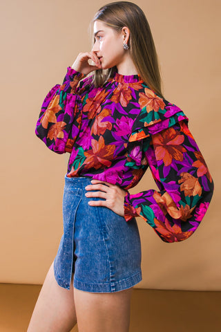 MOODY SWEETIE WOVEN TOP - By Baano